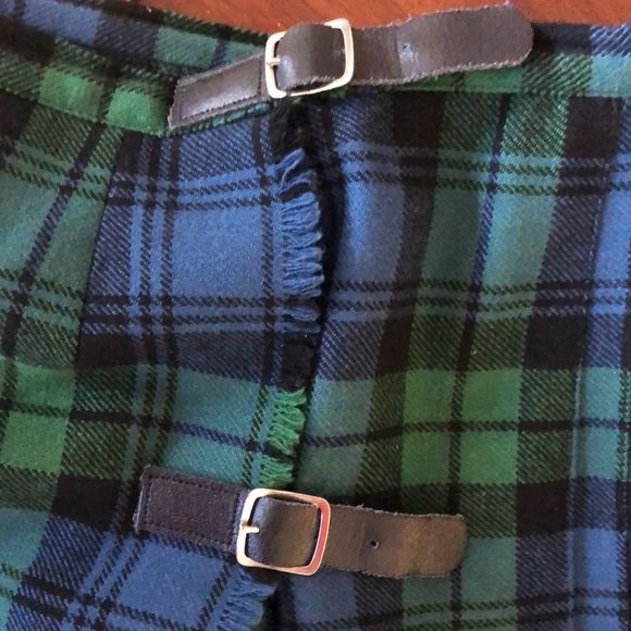 Vintage Mosbrook Authentic Wool Pleated Tartan Plaid Skirt Made in Gr Br… - Picture 4 of 13